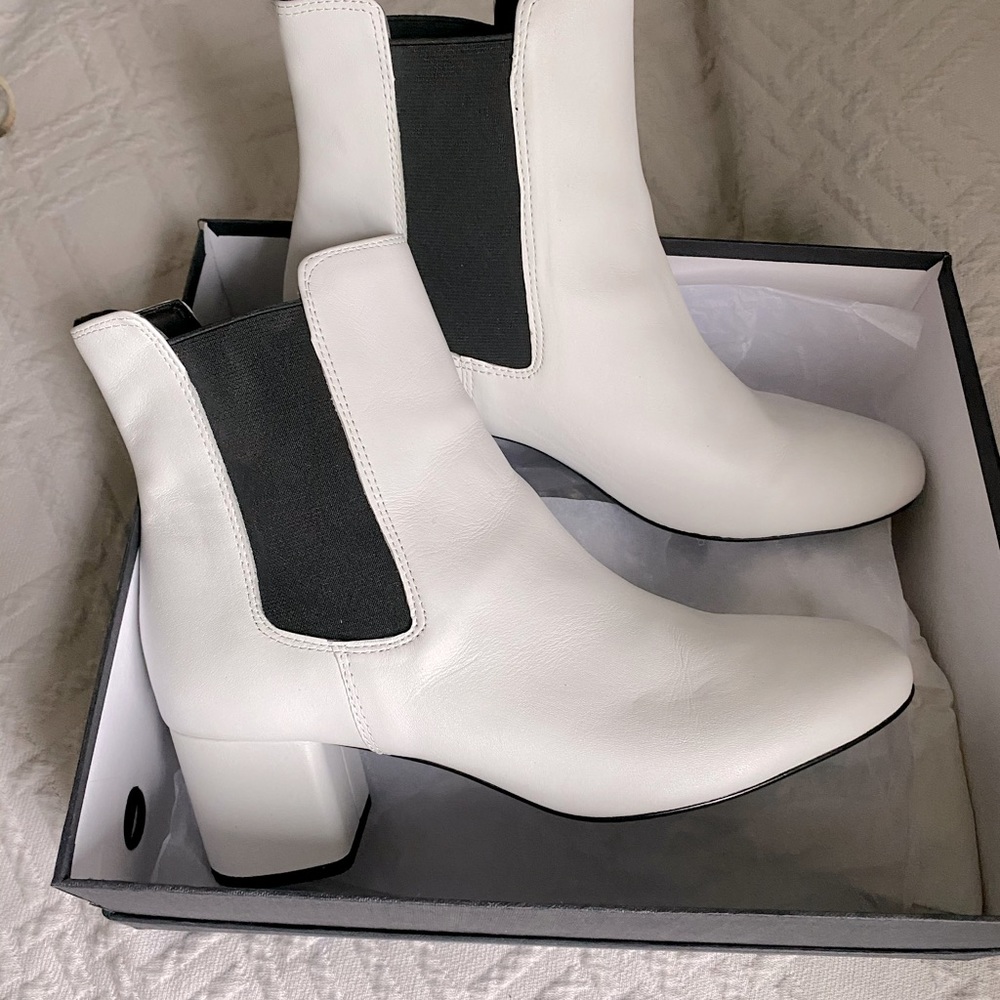 Tony Bianco White Ankle Boots Size 39